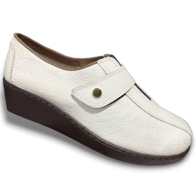 Romulo Casual Cuero Blanco Mujer Ref 6337